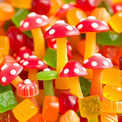 Vibrant Magic Mushroom Gummies Collection