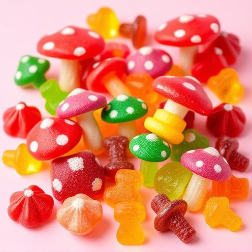 Vibrant Magic Mushroom Gummies Collection