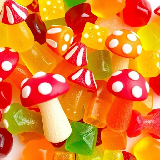 Vibrant Magic Mushroom Gummies Collection