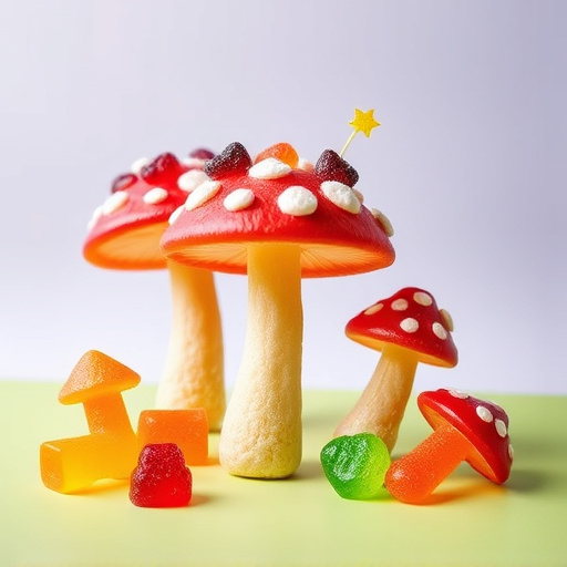 Vibrant Magic Mushroom Gummies Collection