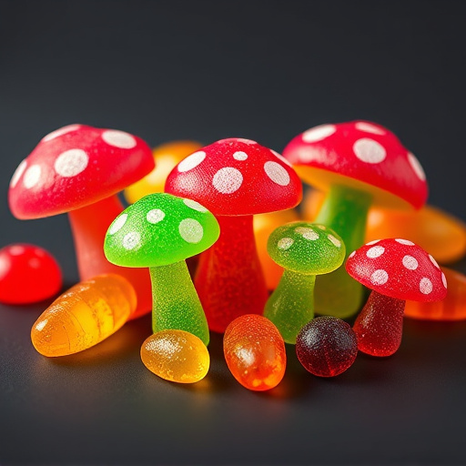 Vibrant Magic Mushroom Gummies Collection