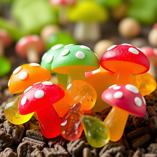 Vibrant Magic Mushroom Gummies Collection