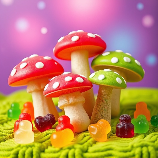 Vibrant Magic Mushroom Gummies Collection