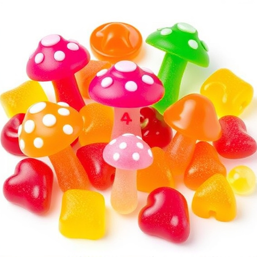 Vibrant Magic Mushroom Gummies Collection