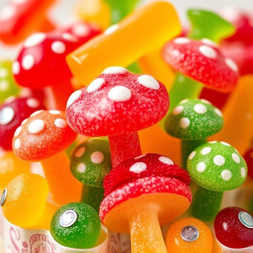 Vibrant Magic Mushroom Gummies Collection