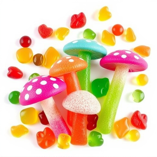 Vibrant Magic Mushroom Gummies Collection