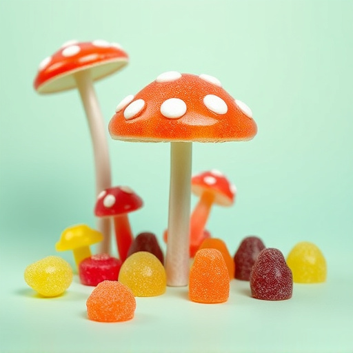 Vibrant Magic Mushroom Gummies Collection