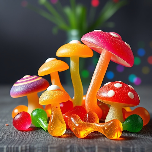 Vibrant Magic Mushroom Gummies Collection