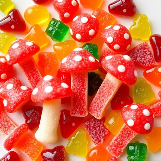 Vibrant Magic Mushroom Gummies Collection