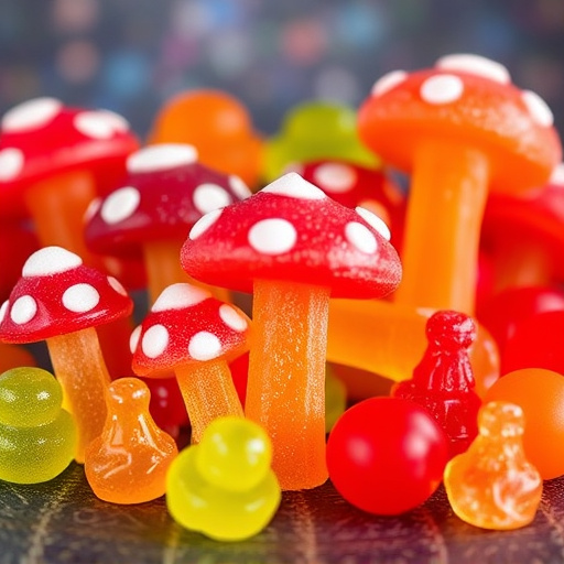 Vibrant Magic Mushroom Gummies Collection