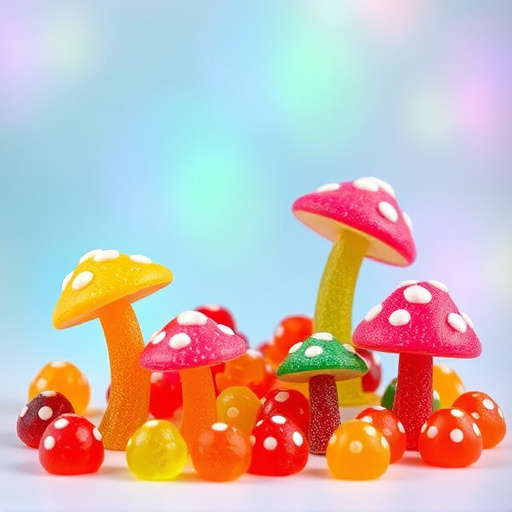 Vibrant Magic Mushroom Gummies Collection