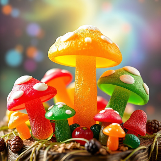 Vibrant Magic Mushroom Gummies Collection