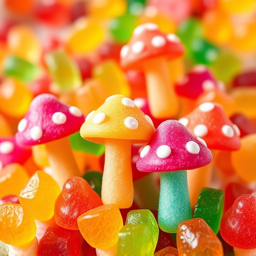Vibrant Magic Mushroom Gummies Collection