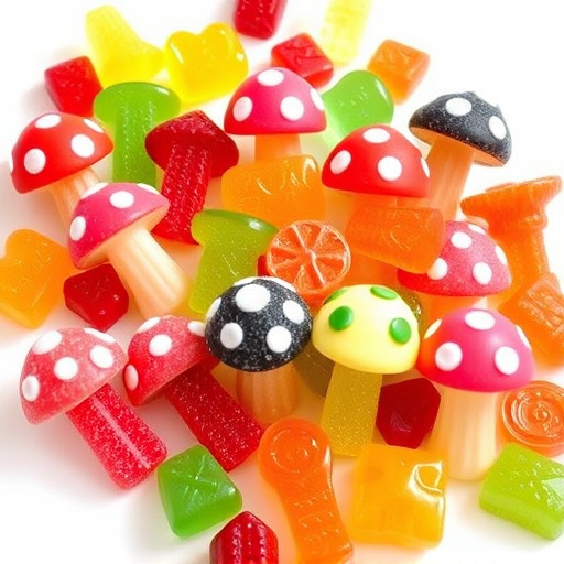 Vibrant Magic Mushroom Gummies Collection