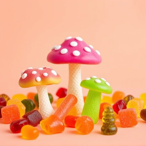 Vibrant Magic Mushroom Gummies Collection