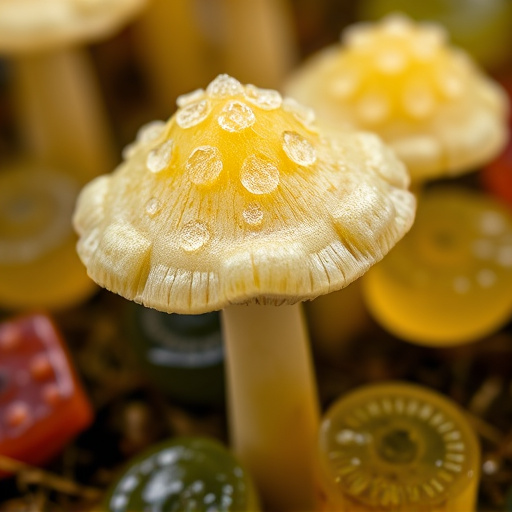 Amanita Magic Mushroom Gummies Close-Up