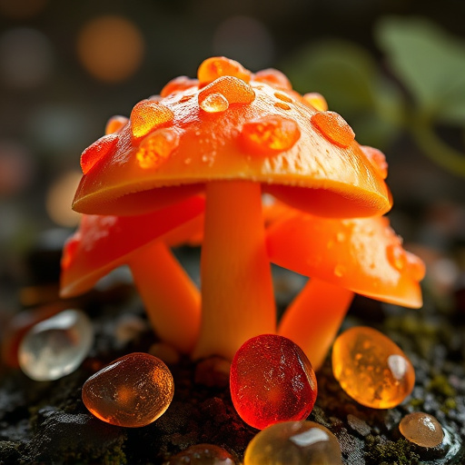 Amanita Magic Mushroom Gummies Close-Up