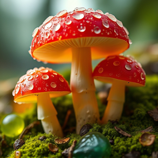 Amanita Magic Mushroom Gummies Close-Up