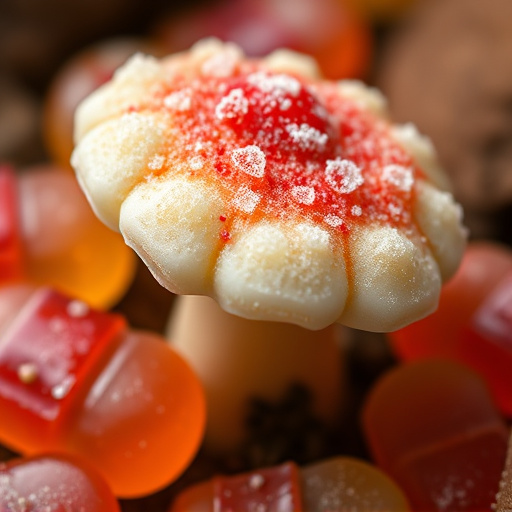 Amanita Magic Mushroom Gummies Close-Up