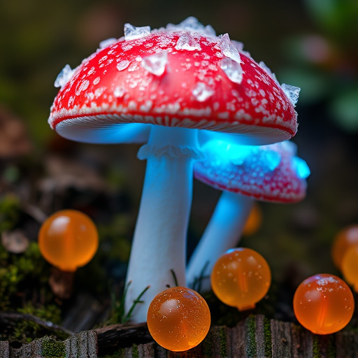 Amanita Magic Mushroom Gummies Close-Up