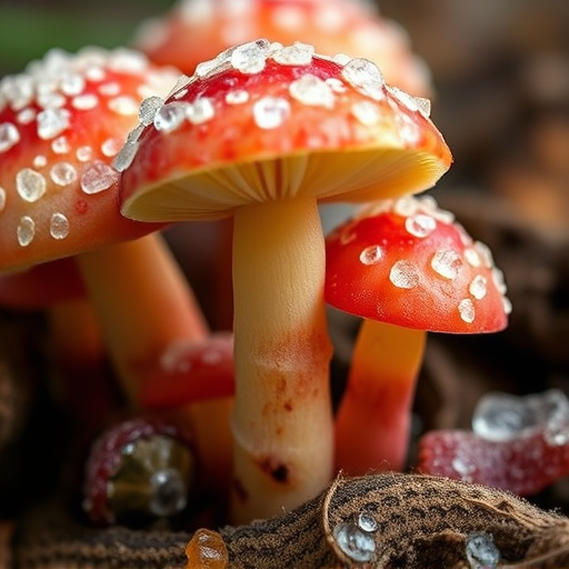Amanita Magic Mushroom Gummies Close-Up