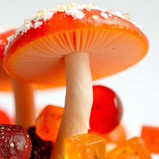 Amanita Magic Mushroom Gummies Close-Up