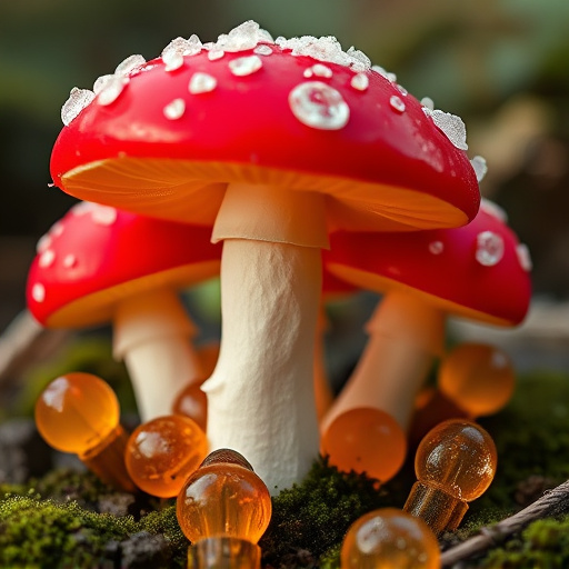 Amanita Magic Mushroom Gummies Close-Up
