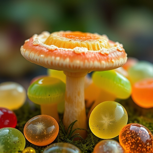 Amanita Magic Mushroom Gummies Close-Up