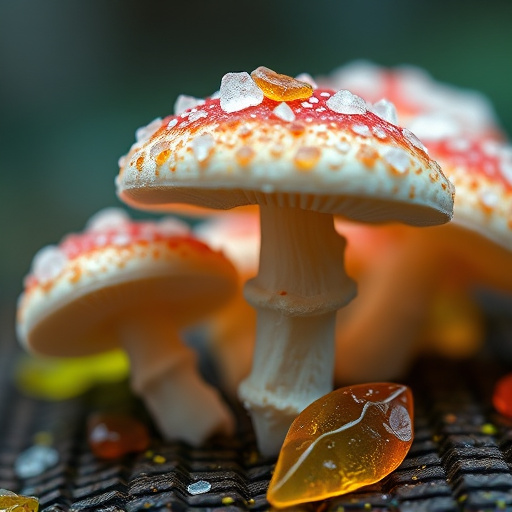 Amanita Magic Mushroom Gummies Close-Up