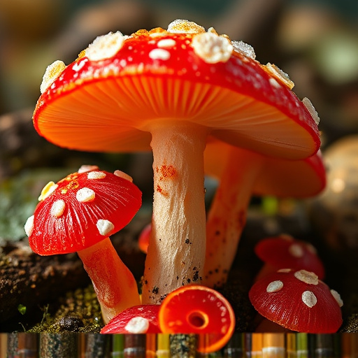 Amanita Magic Mushroom Gummies Close-Up