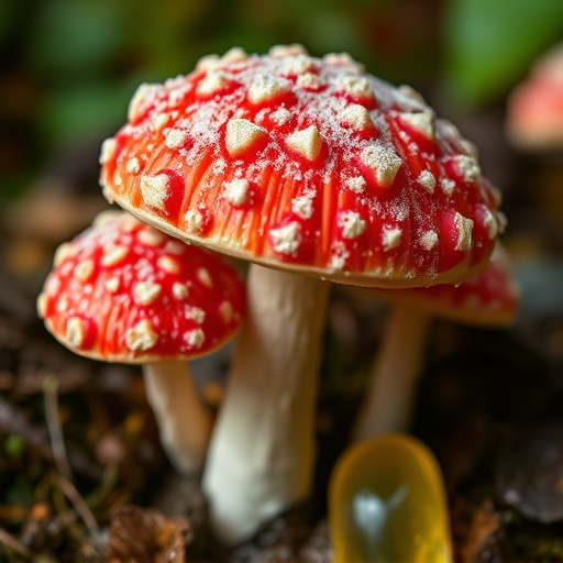 Amanita Magic Mushroom Gummies Close-Up