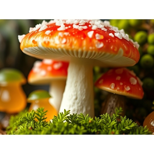 Amanita Magic Mushroom Gummies Close-Up