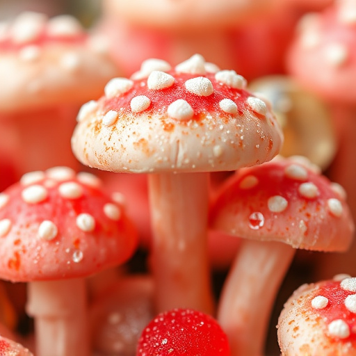 Amanita Magic Mushroom Gummies Close-Up