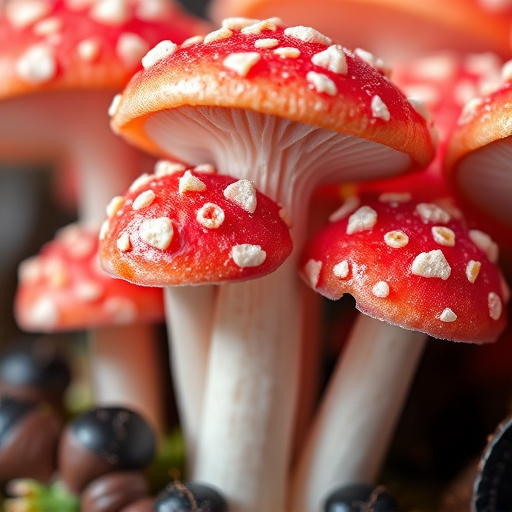 Amanita Magic Mushroom Gummies Close-Up