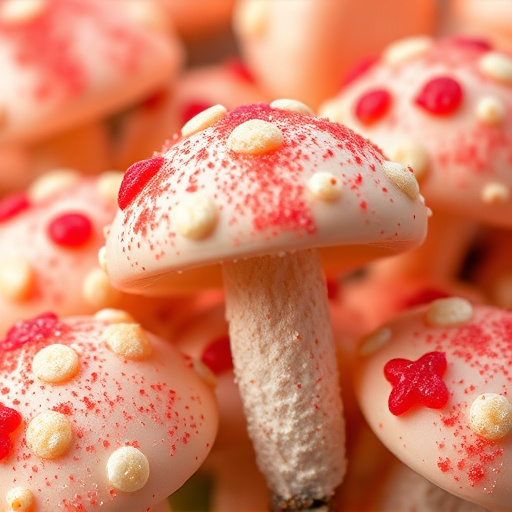 Amanita Magic Mushroom Gummies Close-Up