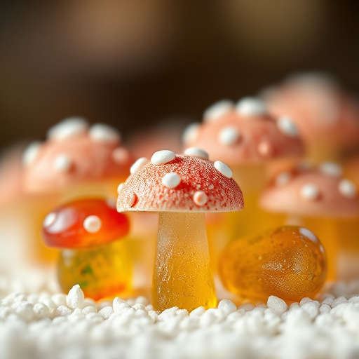 Amanita Magic Mushroom Gummies Close-Up