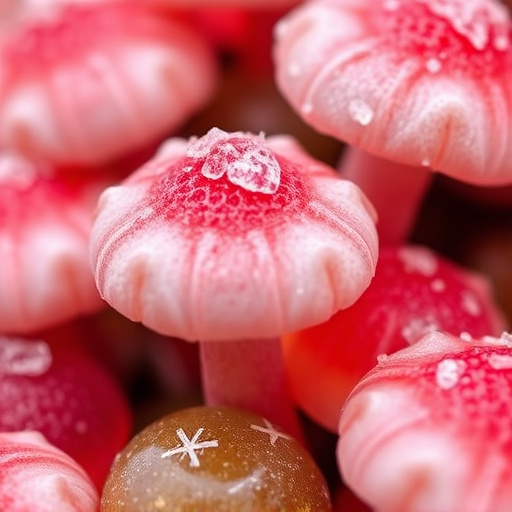 Amanita Magic Mushroom Gummies Close-Up