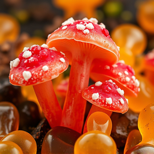 Amanita Magic Mushroom Gummies Close-Up