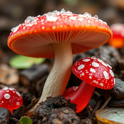Amanita Magic Mushroom Gummies Close-Up