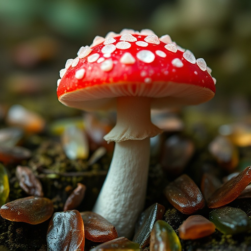 Amanita Magic Mushroom Gummies Close-Up