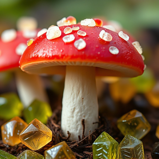 Amanita Magic Mushroom Gummies Close-Up