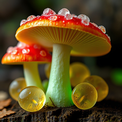 Amanita Magic Mushroom Gummies Close-Up