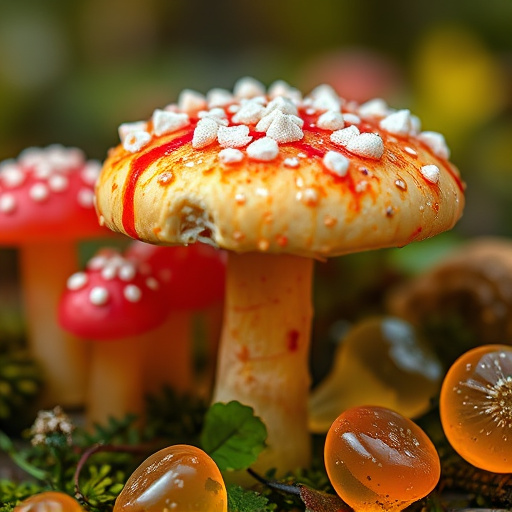 Amanita Magic Mushroom Gummies Close-Up