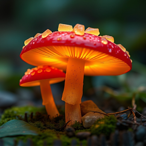 Amanita Magic Mushroom Gummies Close-Up