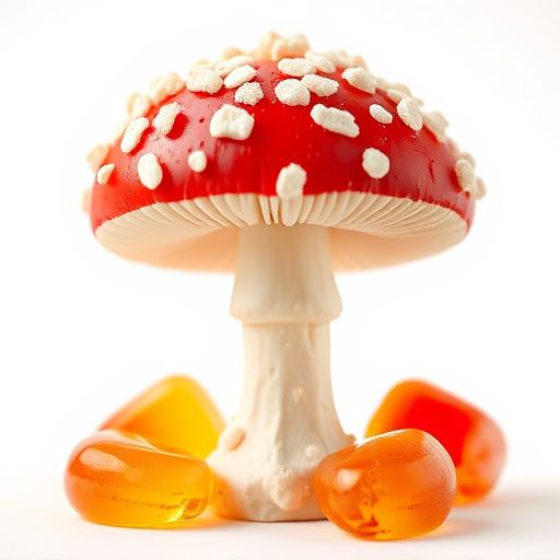Amanita Magic Mushroom Gummies Close-Up