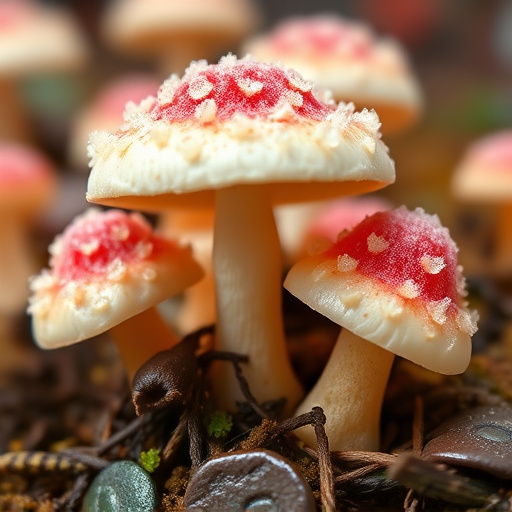 Amanita Magic Mushroom Gummies Close-Up