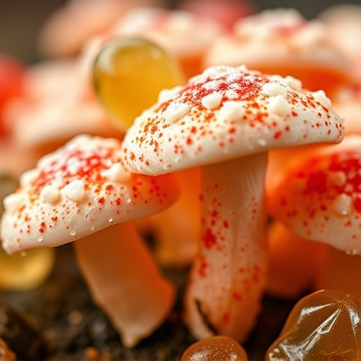 Amanita Magic Mushroom Gummies Close-Up