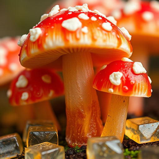 Amanita Magic Mushroom Gummies Close-Up
