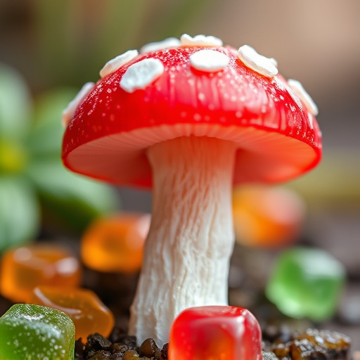 Amanita Magic Mushroom Gummies Close-Up