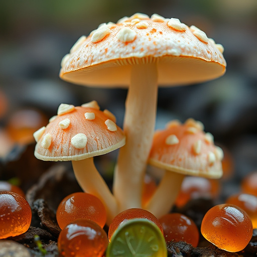 Amanita Magic Mushroom Gummies Close-Up